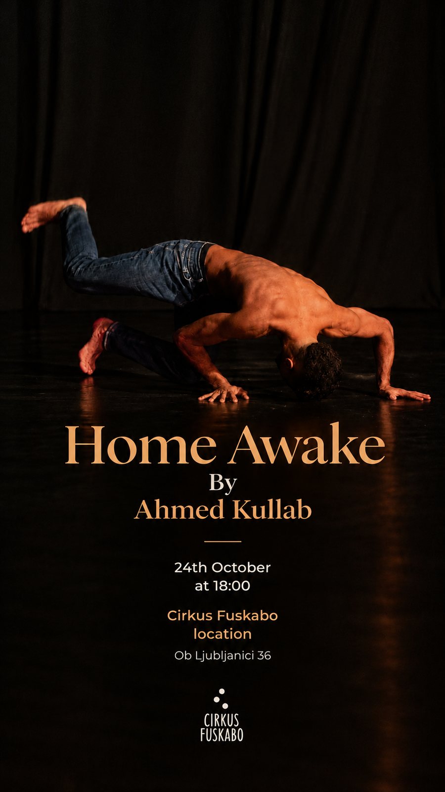 Home Awake - Solo Show Poster by Ahmed Kullab